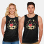 Creepy Black Cat-Unisex-Basic-Tank-xMorfina