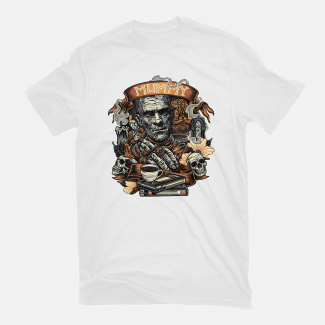 The Mummy Rises Again-Youth-Basic-Tee-glitchygorilla