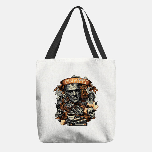 The Mummy Rises Again-None-Basic Tote-Bag-glitchygorilla