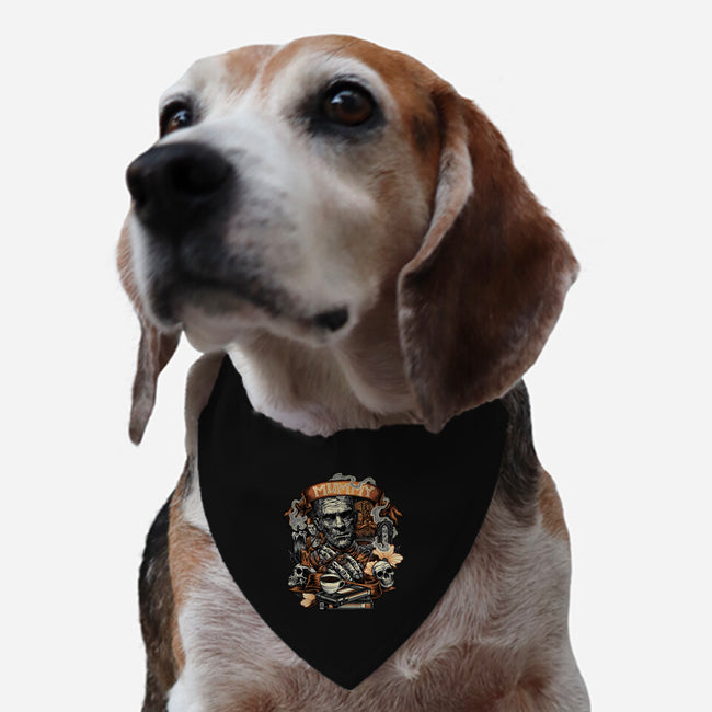 The Mummy Rises Again-Dog-Adjustable-Pet Collar-glitchygorilla