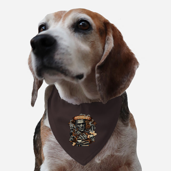 The Mummy Rises Again-Dog-Adjustable-Pet Collar-glitchygorilla