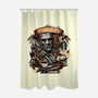 The Mummy Rises Again-None-Polyester-Shower Curtain-glitchygorilla