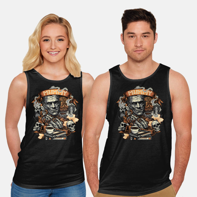 The Mummy Rises Again-Unisex-Basic-Tank-glitchygorilla