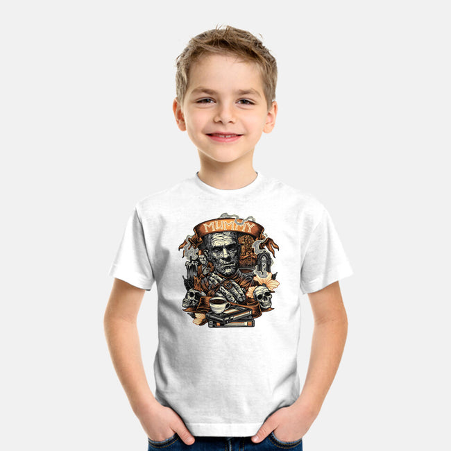 The Mummy Rises Again-Youth-Basic-Tee-glitchygorilla