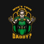 Doom Daddy Comic Villain-Womens-Fitted-Tee-Studio Mootant