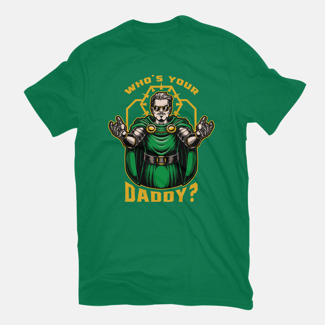 Doom Daddy Comic Villain-Womens-Fitted-Tee-Studio Mootant