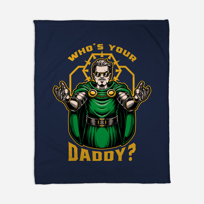 Doom Daddy Comic Villain-None-Fleece-Blanket-Studio Mootant