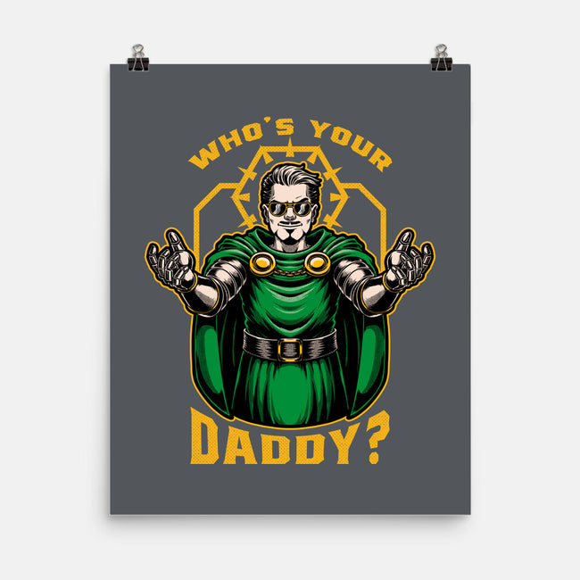 Doom Daddy Comic Villain-None-Matte-Poster-Studio Mootant