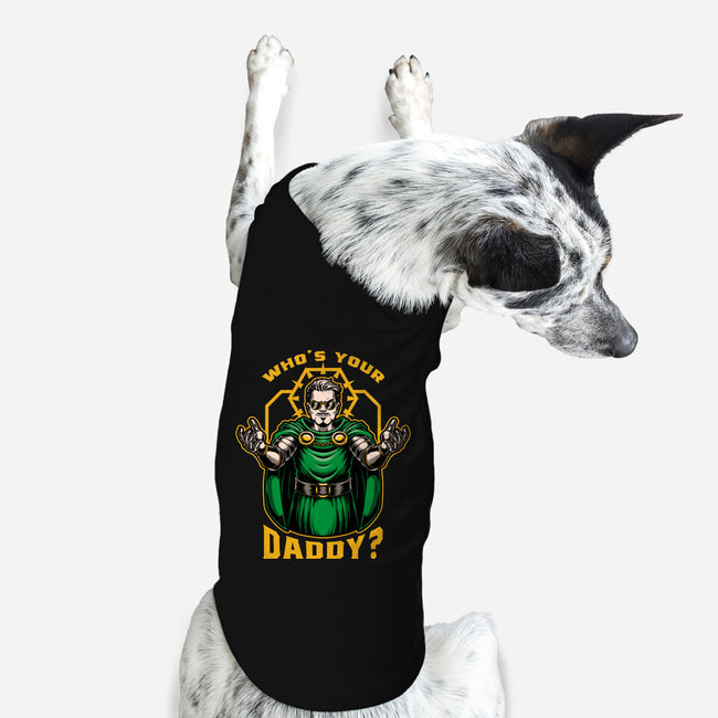 Doom Daddy Comic Villain-Dog-Basic-Pet Tank-Studio Mootant