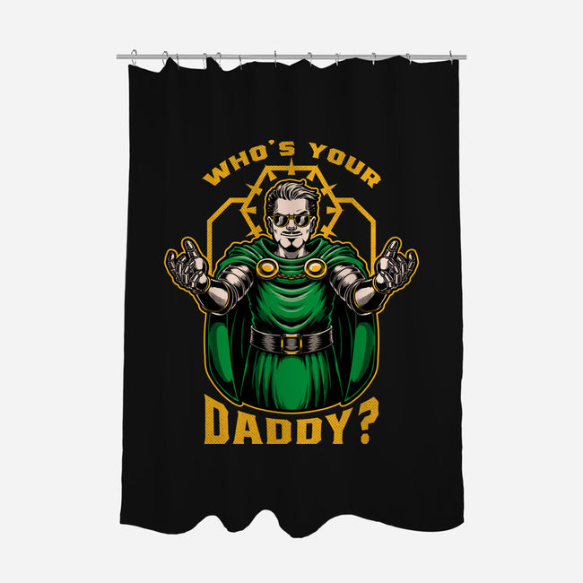 Doom Daddy Comic Villain-None-Polyester-Shower Curtain-Studio Mootant