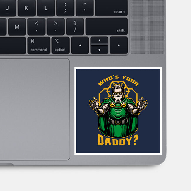 Doom Daddy Comic Villain-None-Glossy-Sticker-Studio Mootant