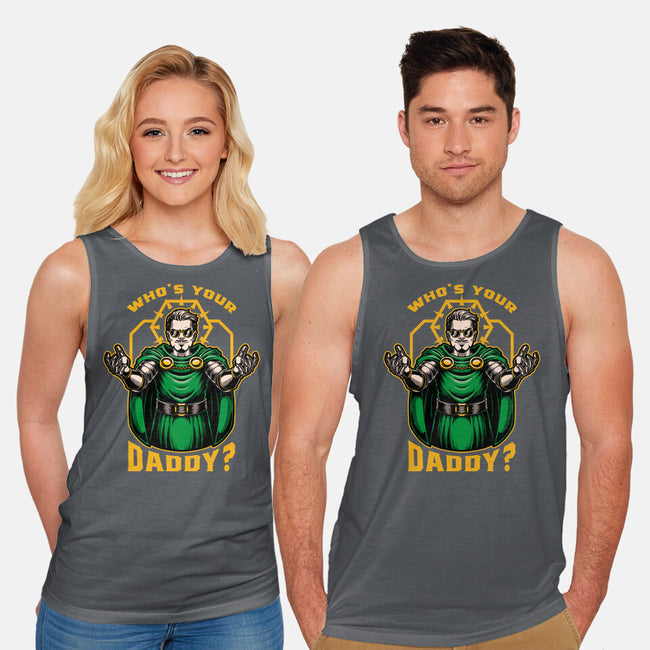 Doom Daddy Comic Villain-Unisex-Basic-Tank-Studio Mootant