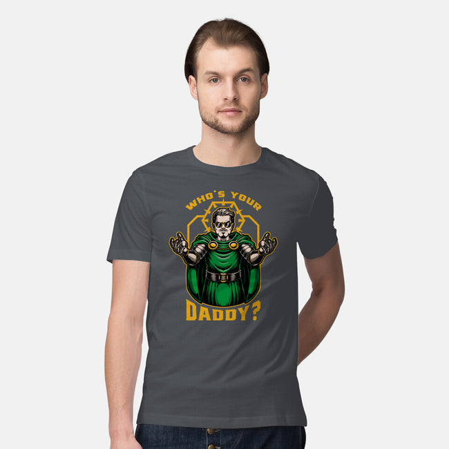 Doom Daddy Comic Villain-Mens-Premium-Tee-Studio Mootant