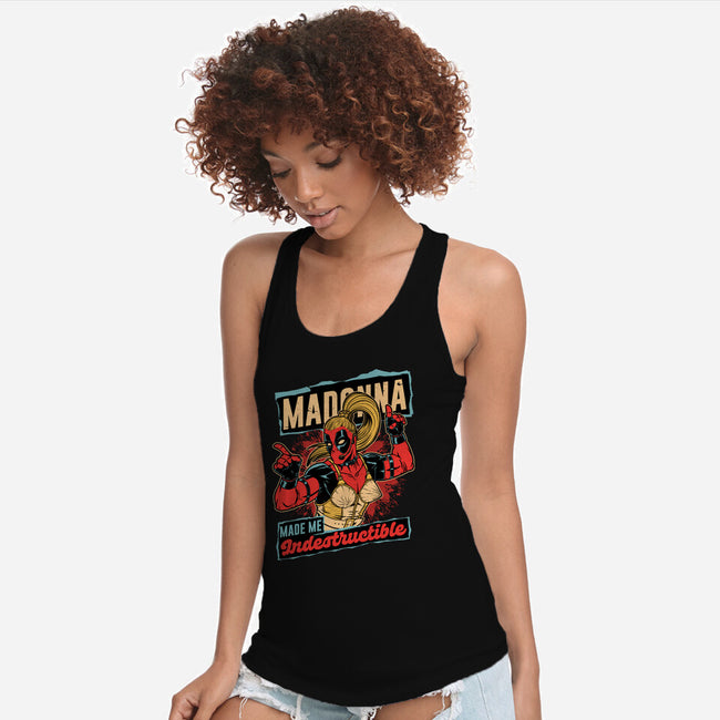 Pop Singer Dead Hero-Womens-Racerback-Tank-Studio Mootant