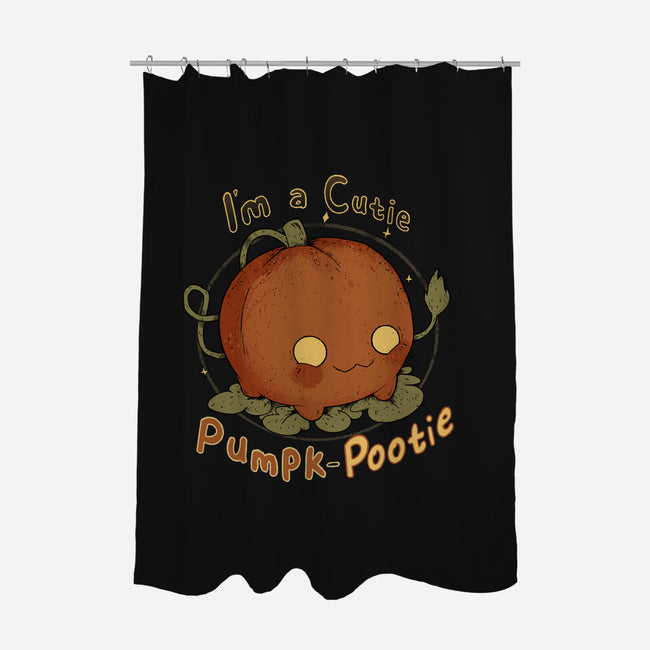 Cutie Pumpk-Pootie-None-Polyester-Shower Curtain-Ewel