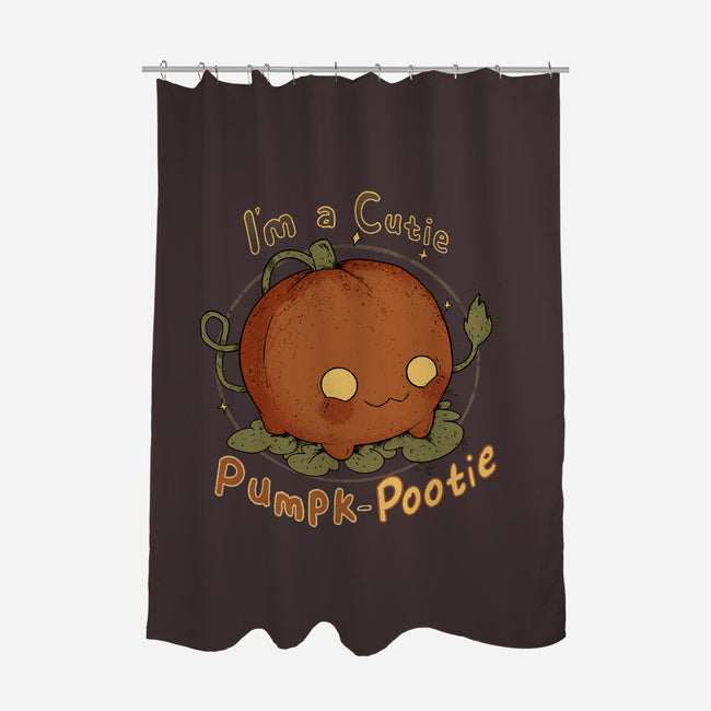 Cutie Pumpk-Pootie-None-Polyester-Shower Curtain-Ewel