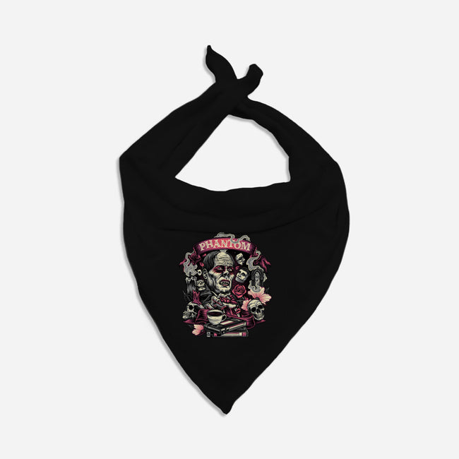 Many Faces Of The Phantom-Dog-Bandana-Pet Collar-glitchygorilla