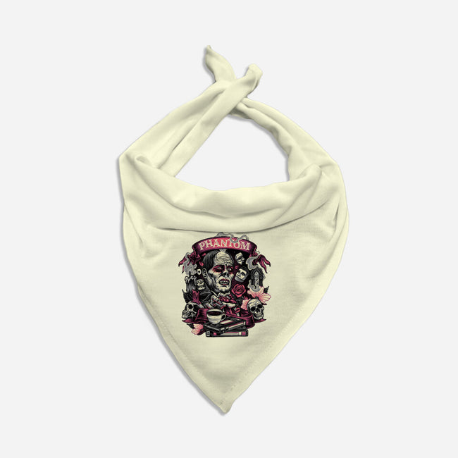 Many Faces Of The Phantom-Dog-Bandana-Pet Collar-glitchygorilla