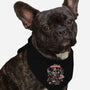 Many Faces Of The Phantom-Dog-Bandana-Pet Collar-glitchygorilla