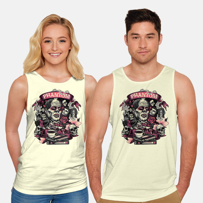 Many Faces Of The Phantom-Unisex-Basic-Tank-glitchygorilla