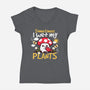 Sometimes I Wet My Plants-Womens-V-Neck-Tee-NemiMakeit