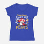 Sometimes I Wet My Plants-Womens-V-Neck-Tee-NemiMakeit