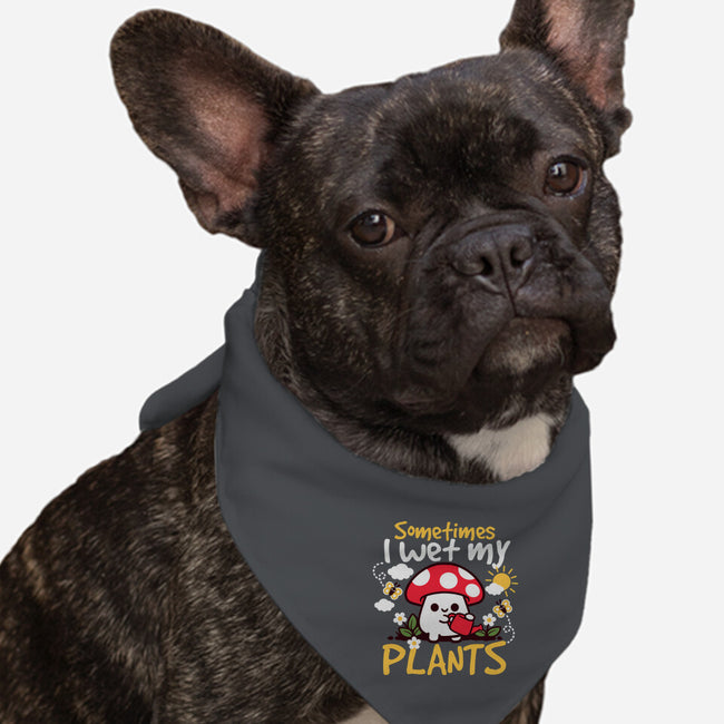 Sometimes I Wet My Plants-Dog-Bandana-Pet Collar-NemiMakeit