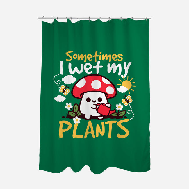 Sometimes I Wet My Plants-None-Polyester-Shower Curtain-NemiMakeit