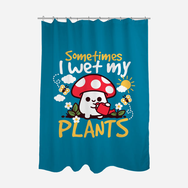 Sometimes I Wet My Plants-None-Polyester-Shower Curtain-NemiMakeit