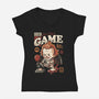 Underground Game-Womens-V-Neck-Tee-eduely