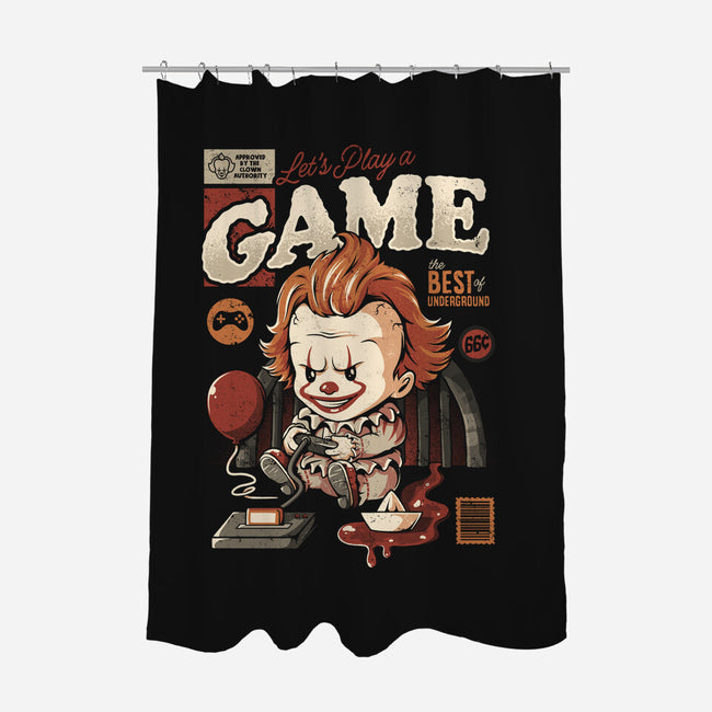 Underground Game-None-Polyester-Shower Curtain-eduely