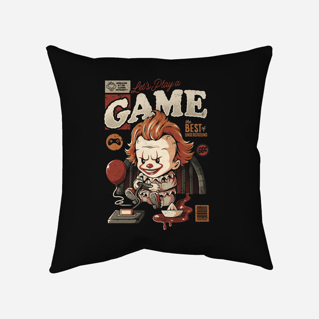 Underground Game-None-Removable Cover-Throw Pillow-eduely