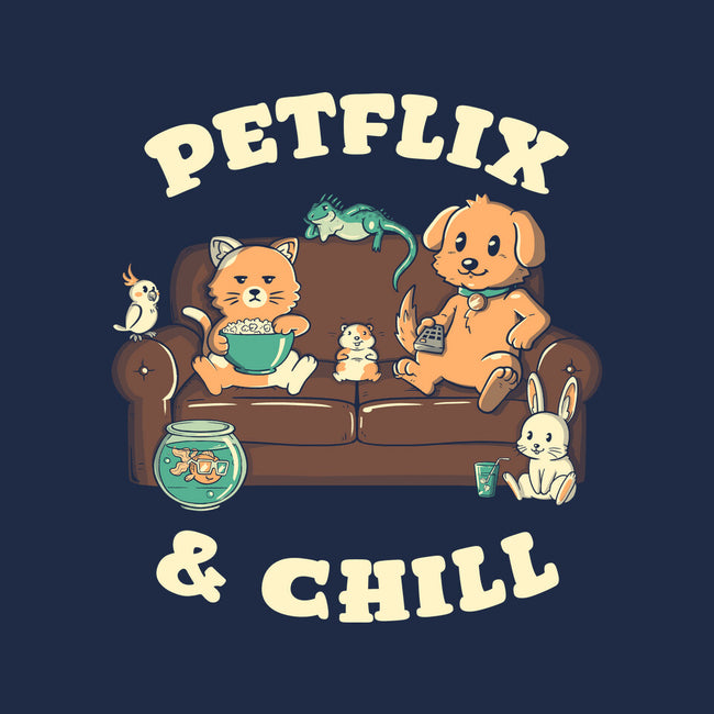 Petflix And Chill-Youth-Pullover-Sweatshirt-koalastudio