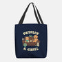 Petflix And Chill-None-Basic Tote-Bag-koalastudio