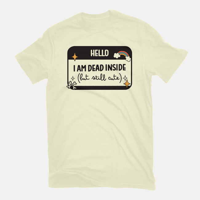 Hello I Am Dead Inside-Mens-Basic-Tee-koalastudio