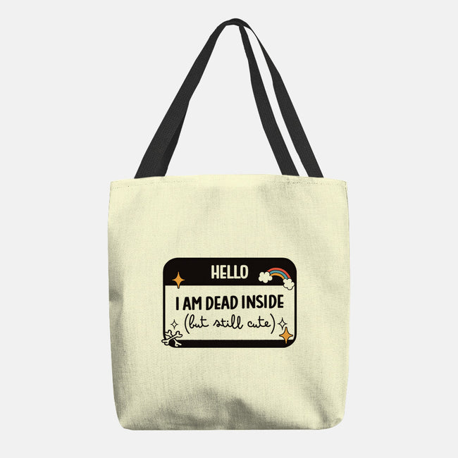 Hello I Am Dead Inside-None-Basic Tote-Bag-koalastudio