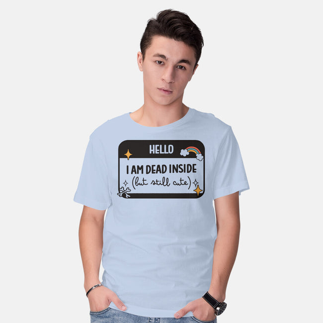 Hello I Am Dead Inside-Mens-Basic-Tee-koalastudio