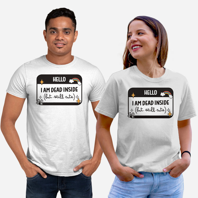 Hello I Am Dead Inside-Unisex-Basic-Tee-koalastudio