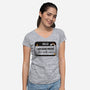 Hello I Am Dead Inside-Womens-V-Neck-Tee-koalastudio