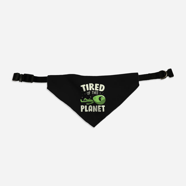 Tired Of This Planet-Dog-Adjustable-Pet Collar-koalastudio