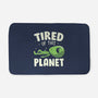 Tired Of This Planet-None-Memory Foam-Bath Mat-koalastudio