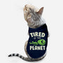 Tired Of This Planet-Cat-Basic-Pet Tank-koalastudio