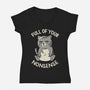 Full Of Your Nonsense-Womens-V-Neck-Tee-koalastudio