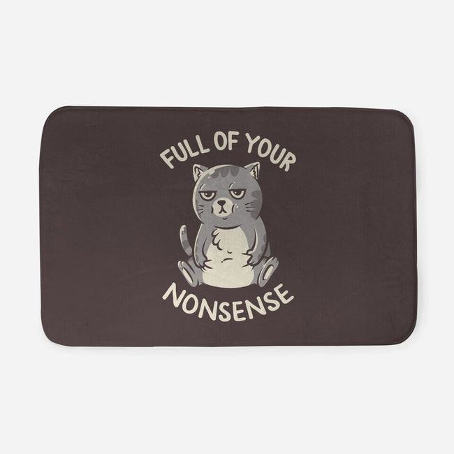 Full Of Your Nonsense-None-Memory Foam-Bath Mat-koalastudio