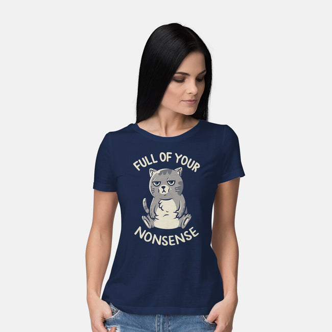 Full Of Your Nonsense-Womens-Basic-Tee-koalastudio