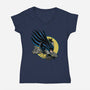 BAT300-Womens-V-Neck-Tee-Betmac