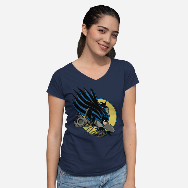 BAT300-Womens-V-Neck-Tee-Betmac