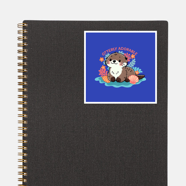 Otterly Adorable-None-Glossy-Sticker-fanfreak1