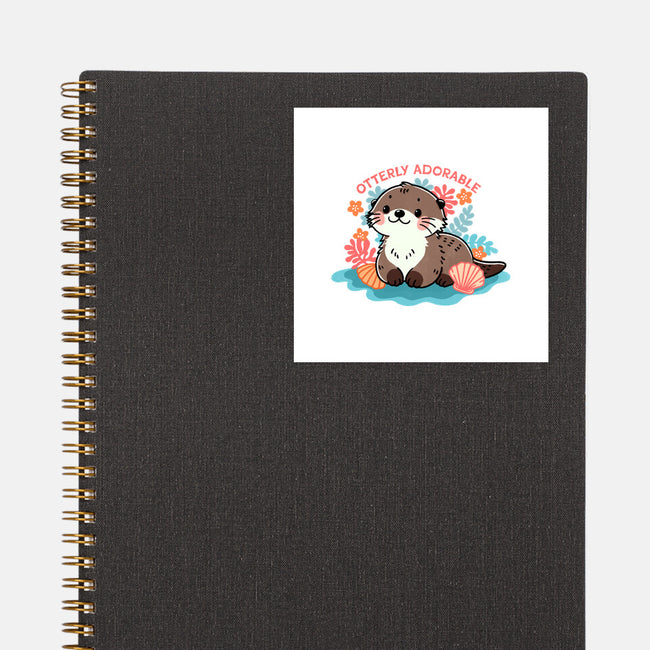 Otterly Adorable-None-Glossy-Sticker-fanfreak1