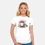 Otterly Adorable-Womens-Fitted-Tee-fanfreak1